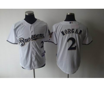 mlb jerseys milwaukee brewers #2 morgan white[2001]