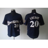 mlb jerseys milwaukee brewers #20 lucroy blue