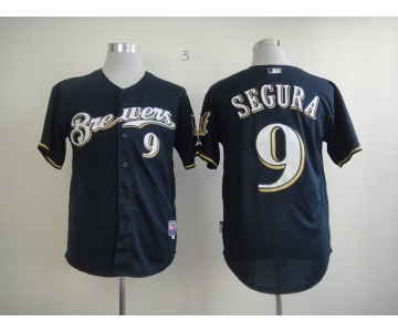 mlb jerseys milwaukee brewers #9 segura blue