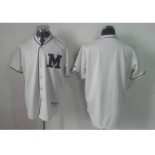 mlb jerseys milwaukee brewers blank white[M]