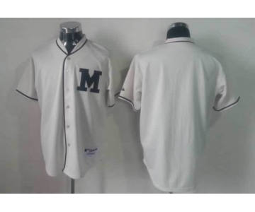 mlb jerseys milwaukee brewers blank white[M]