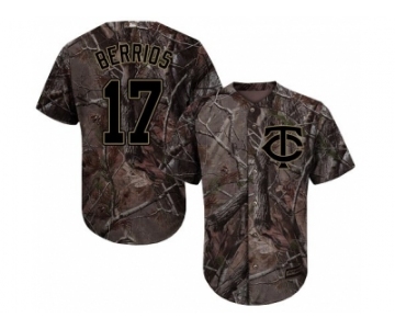 Men Minnesota Twins #17 Jose Berrios Camo Realtree Collection Cool Base Stitched MLB Jersey