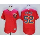 Men Minnesota Twins #52 Byung-Ho Park Majestic Red Flexbase Authentic Collection Player Jersey