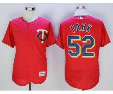 Men Minnesota Twins #52 Byung-Ho Park Majestic Red Flexbase Authentic Collection Player Jersey