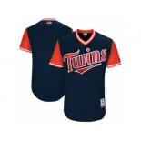 Men's 2017 Little League World Series Minnesota Twins Navy Jersey