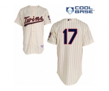 Men's Majestic Minnesota Twins #17 Jose Berrios Authentic Cream Alternate Cool Base MLB Jersey