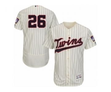 Men's Majestic Minnesota Twins #26 Max Kepler Cream Flexbase Authentic Collection MLB Jersey