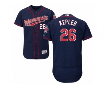 Men's Majestic Minnesota Twins #26 Max Kepler Navy Blue Flexbase Authentic Collection MLB Jersey