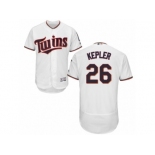 Men's Majestic Minnesota Twins #26 Max Kepler White Flexbase Authentic Collection MLB Jersey