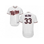 Men's Majestic Minnesota Twins #33 Justin Morneau White Flexbase Authentic Collection MLB Jersey