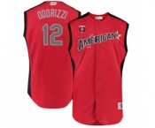 Men's Minnesota Twins #12 Jake Odorizzi Authentic Red American League 2019 Baseball All-Star Jersey