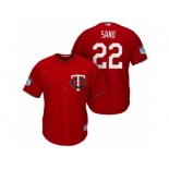 Men's Minnesota Twins #22 Miguel Sano 2017 Spring Training Cool Base Stitched MLB Jersey