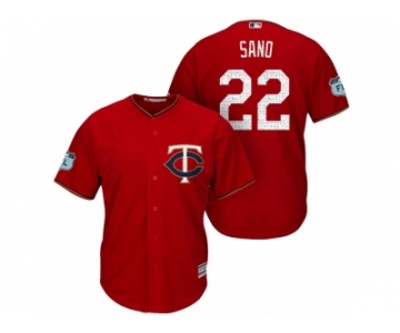 Men's Minnesota Twins #22 Miguel Sano 2017 Spring Training Cool Base Stitched MLB Jersey