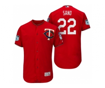 Men's Minnesota Twins #22 Miguel Sano 2017 Spring Training Flex Base Authentic Collection Stitched Baseball Jersey