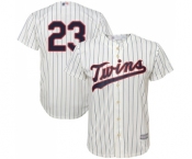 Men's Minnesota Twins #23 Nelson Cruz Replica Cream Alternate Cool Base Baseball Jersey