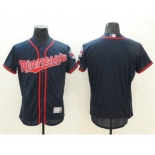 Men's Minnesota Twins Majestic Blank Navy Flexbase Authentic Collection Team Jersey