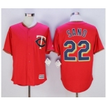 Minnesota Twins #22 Miguel Sano Red New Cool Base Stitched MLB Jersey