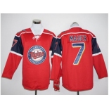 Minnesota Twins #7 Joe Mauer Red Long Sleeve Stitched Baseball Jersey