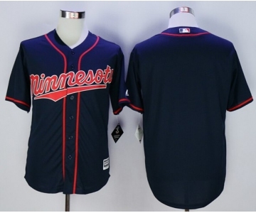 Minnesota Twins Blank Blue New Cool Base Stitched MLB Jersey