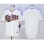 Minnesota Twins Blank White New Cool Base Stitched MLB Jersey