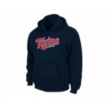 Minnesota Twins Majestic Fleece Hitter Navy MLB Hoodie