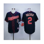 mlb jerseys minnesota twins #2 dozier blue[dozier]