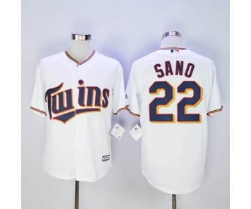 mlb jerseys minnesota twins #22 sano white[sano]