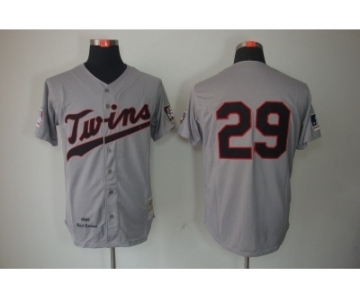 mlb jerseys minnesota twins #29 m&n 1969 grey