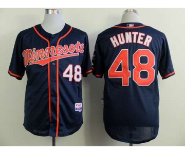 mlb jerseys minnesota twins #48 hunter blue[hunter]