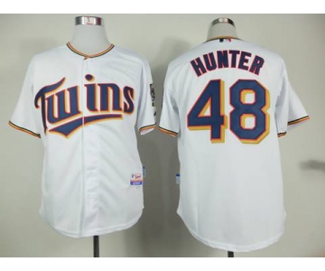 mlb jerseys minnesota twins #48 hunter white[hunter]