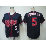 mlb jerseys minnesota twins #5 cuddyer dark blue(cool base)