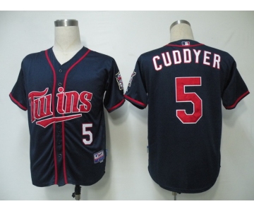 mlb jerseys minnesota twins #5 cuddyer dark blue(cool base)