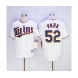 mlb jerseys minnesota twins #52 park white