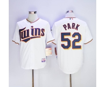 mlb jerseys minnesota twins #52 park white