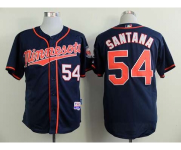 mlb jerseys minnesota twins #54 santana blue