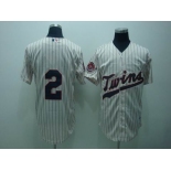 mlb minnesota Twins #2  span cream(50th)