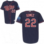 mlb minnesota twins #22 gomez blue 2010