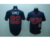 mlb minnesota twins #22 gomez blue