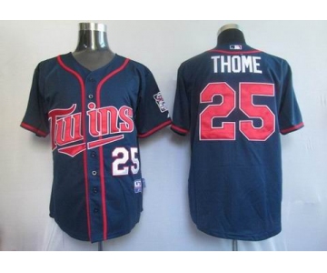 mlb minnesota twins #25 thome blue 2010