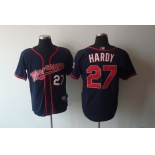 mlb minnesota twins #27 hardy blue[2011]