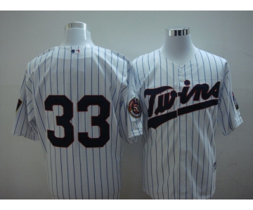 mlb minnesota twins #33 morneau white 50th