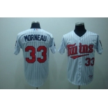 mlb minnesota twins #33 morneau white(blue strip)2010