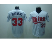 mlb minnesota twins #33 morneau white(blue strip)2010