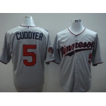 mlb minnesota twins #5 cuddyer grey(50th)