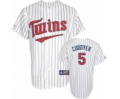 mlb minnesota twins #5 cuddyer white (blue strip)2010