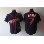 mlb minnesota twins #7 mauer blue[2011]