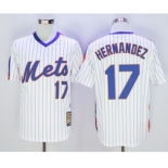 Men New York Mets #17 Keith Hernandez Majestic White Cool Base Cooperstown Collection Player Jersey