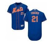 Men New York Mets #21 Todd Frazier Blue Flexbase Authentic Collection Stitched MLB Jersey