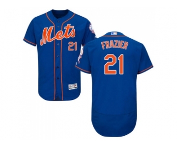 Men New York Mets #21 Todd Frazier Blue Flexbase Authentic Collection Stitched MLB Jersey