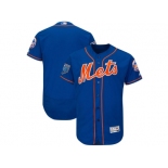 Men New York Mets Customized Majestic Royal 2018 Spring Training Flex Base Team Jersey